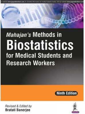 Mahajan’s Methods In Biostatistics For Medical Students And Research Workers