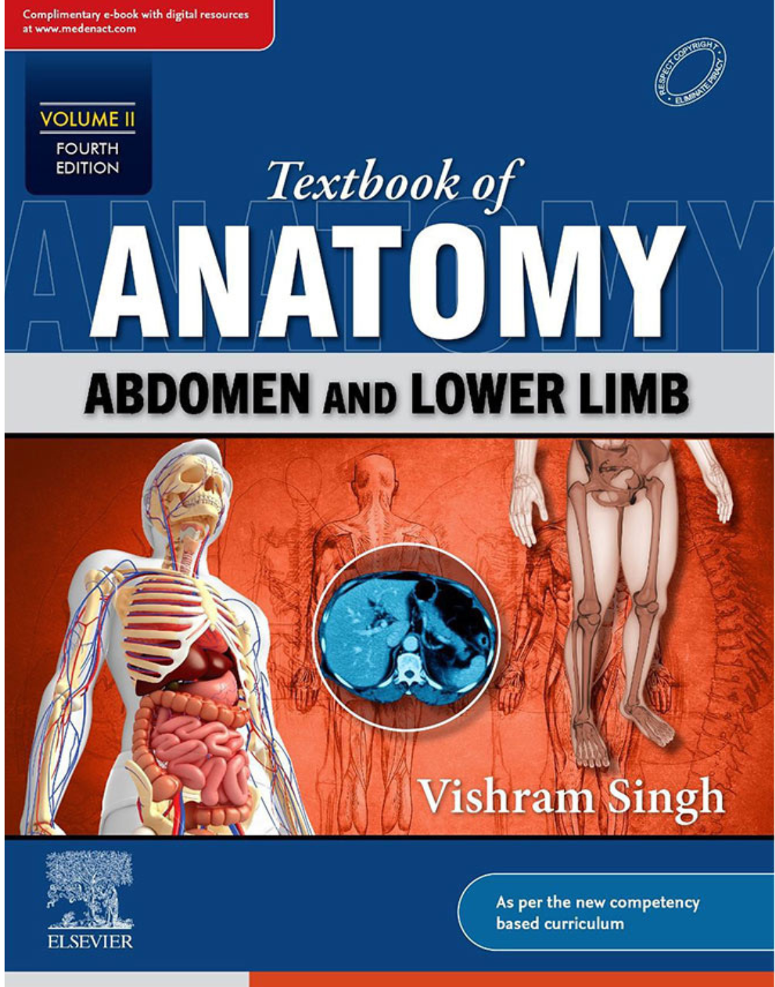 Textbook Of Anatomy Abdomen And Lower Limb 4/E (Vol 2) By Vishram Singh