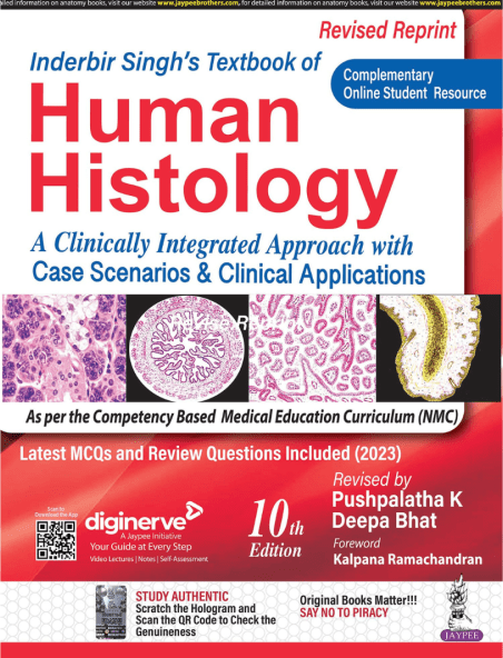 Inderbir Singh’s Textbook of Human Histology 10ed 2023 by Pushpalatha K