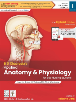 BD Chaurasia’s Applied Anatomy and Physiology for BSc Nursing (Based on INC Syllabus 2021-22) sem-