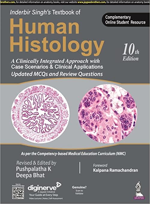 Inderbir Singh’s Textbook Of Human Histology